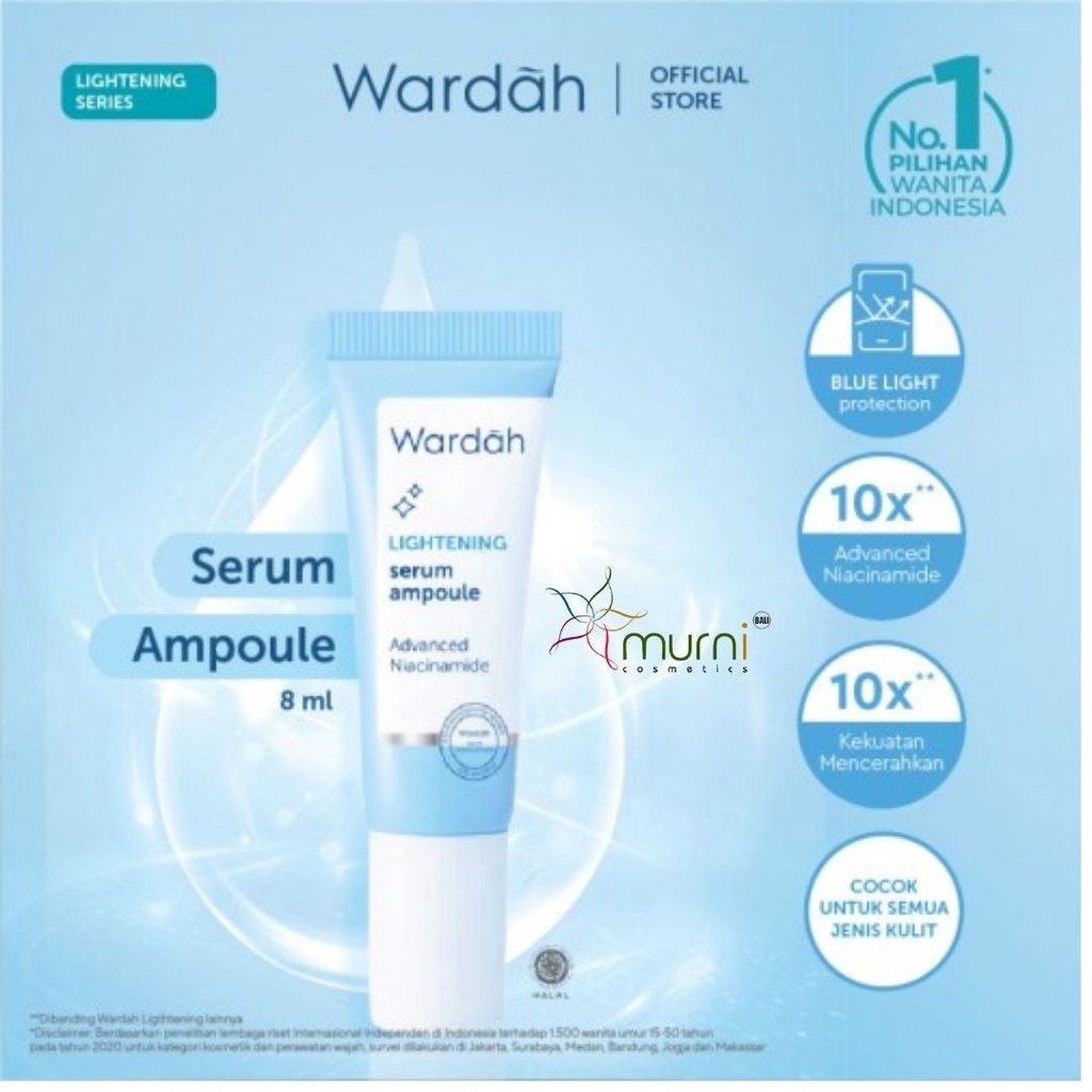 WARDAH LIGHTENING SERUM AMPOULE ADVANCED NIACINAMIDE 8ml