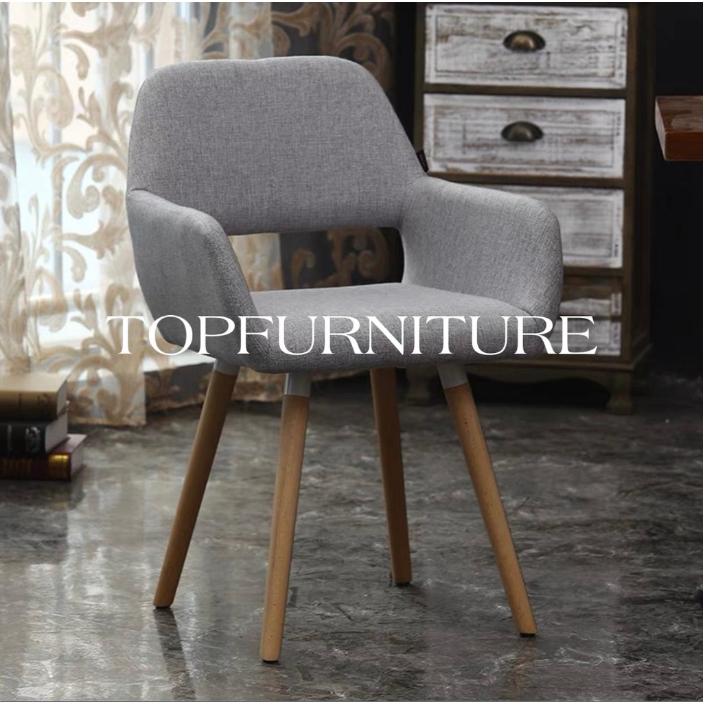 kursi kayu kursi makan kaki kayu kursi tamu kursi kain minimalis kursi kantor