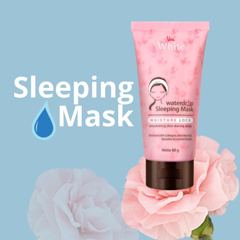 VIVA WHITE WATERDROP SLEEPING MASK | SLEEPING MASK VIVA