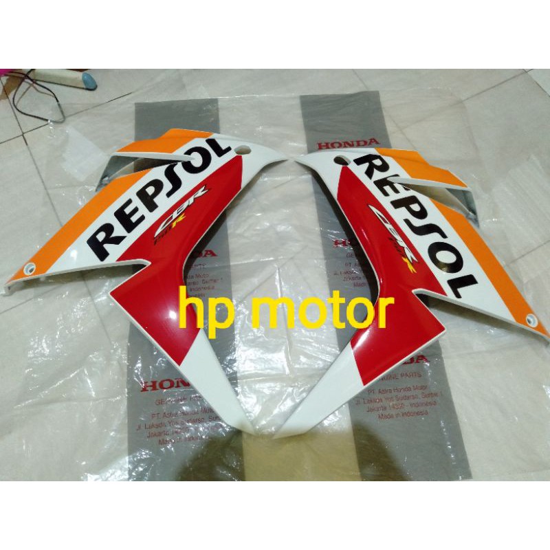 SAYAP SAMPING CBR150R REPSOL KANAN KIRI FAIRING SAMPING CBR150 R KANAN KIRI REPSOL ORIGINAL