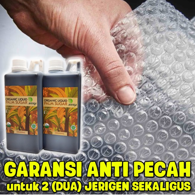 

GARANSI ANTI PECAH EXTRA BUBBLE WRAP SUPER AMAN JERIGEN GULA AREN