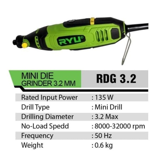 Ready Mini grinder set 40pc ryu Tekiro-Tuner set-bor mini
