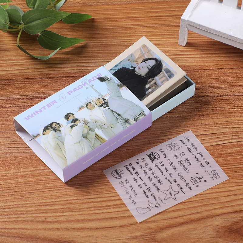Dompet Kartu Kecil Untuk Koleksi Fans Musim Dingin