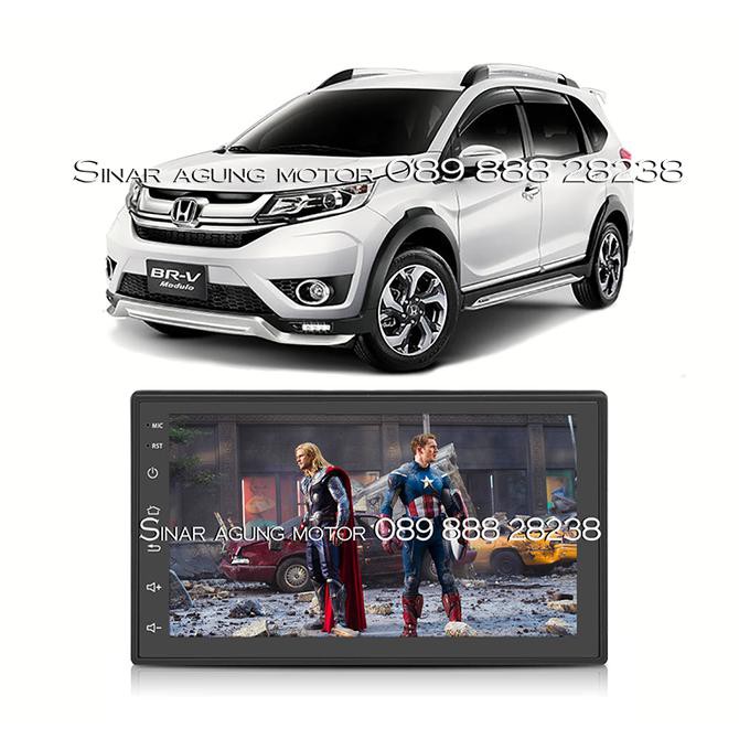 Tape Mobil Head Unit Android Honda HRV BRV 7 Inch HD GPS PNP BERGARANSI