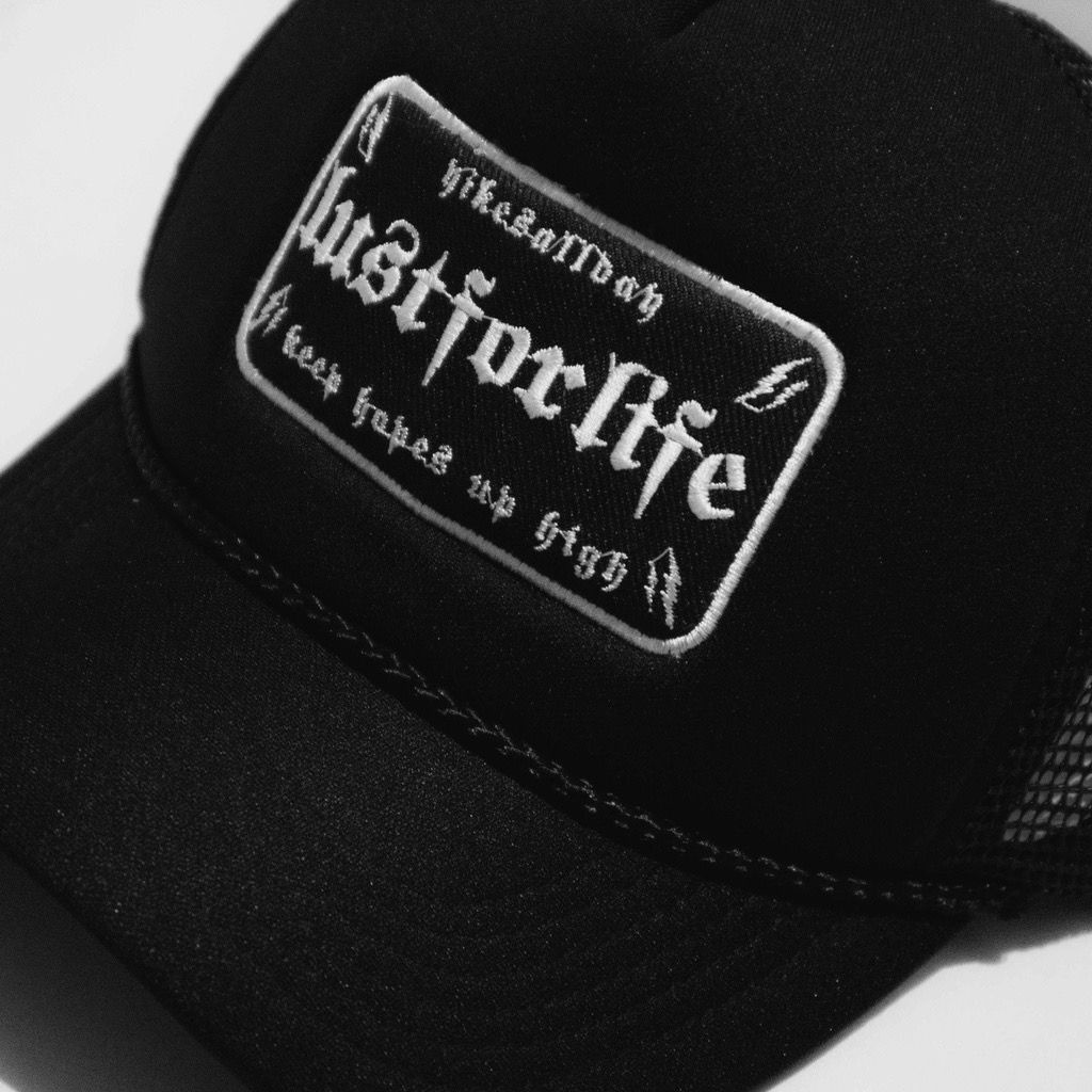 TRUCKER HAT | ALIVE | BLACK | YIKESALLDAY