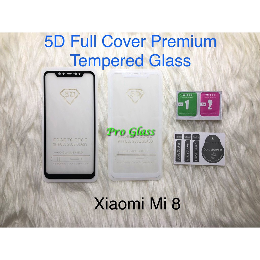 Xiaomi Mi 8 3D 4D 5D Full Cover Magic Glass Premium Tempered Glass