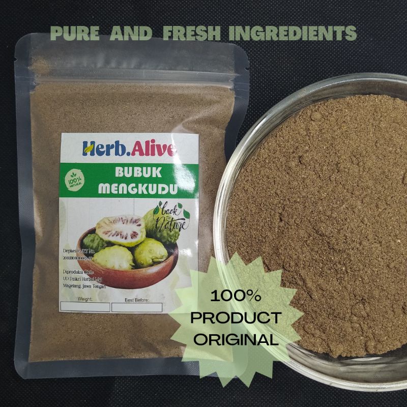 

MENGKUDU BUBUK / MORINDA CITRIFOLIA - BUBUK HALUS 50 - 100 gram