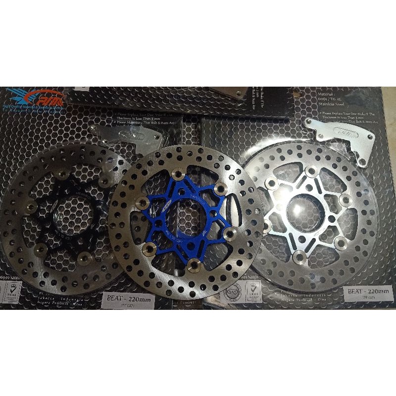 disc psm cakram beat Scoopy 220mm original fullset braket disk