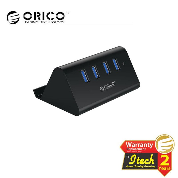 Orico SHC-U3 4 Port USB 3.0 Hub With Phone &amp; Tablet Stander