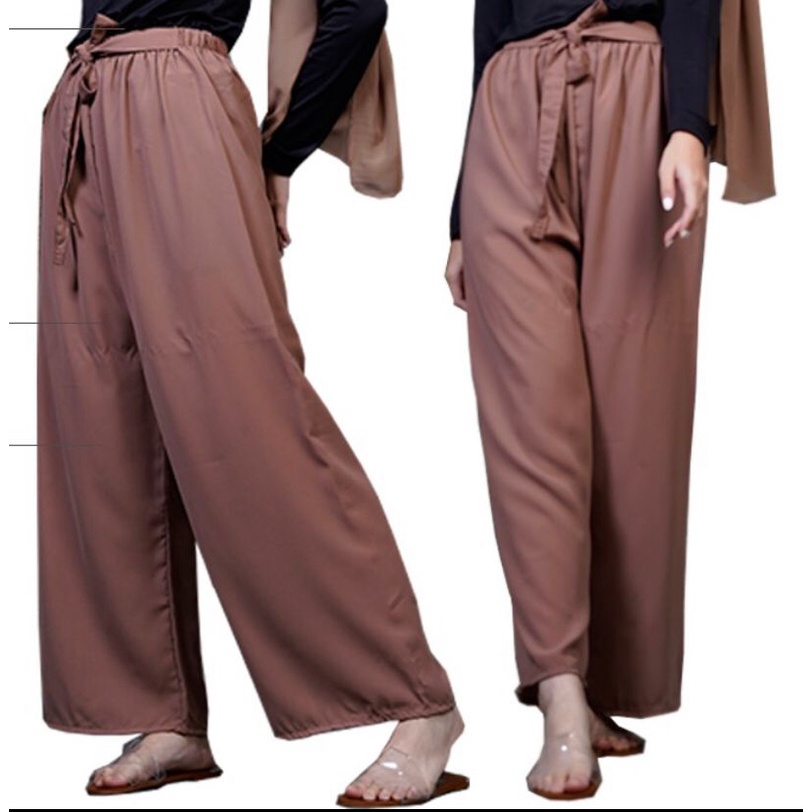 TERLARIS CELANA KULOT WOLFIS PREMIUM TALI PINGGANG | CELANA KEKIN | KULOT WOLFIS-MILO