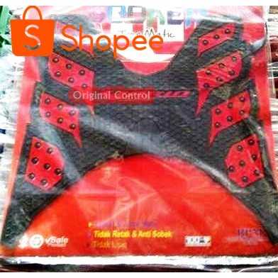 Karpet  Karet Border Step pijakan kaki honda vario 150 / 125 esp Red Merk GOKEM