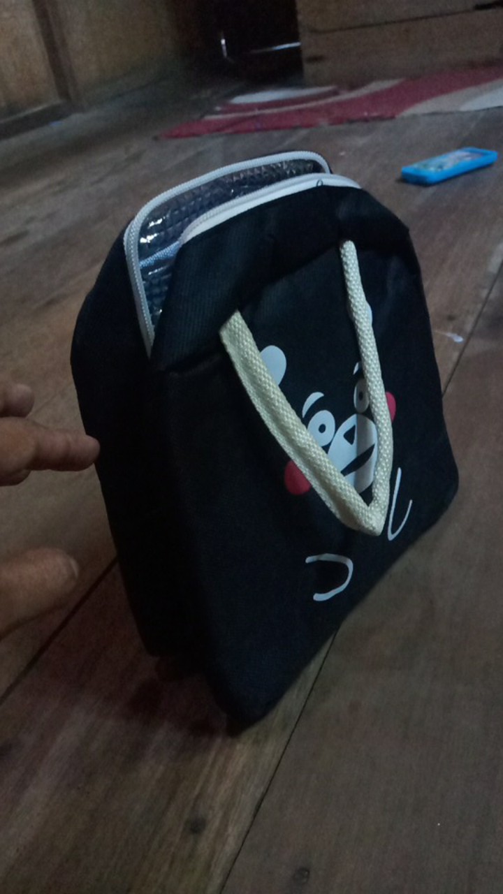 Online Saya  T117 Tas Bekal Karakter Ukuran Besar / Lunch Bag / Perlengkapan Bekal Anak Sekolah