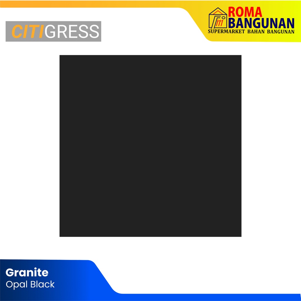 Citigress Granite/Granit Lantai Dinding Opal Black J6T05P 60X60