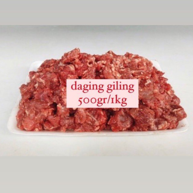 

daging giling sapi 500gr atau 1kg frozen