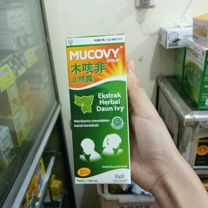 

Mucovy Syrup Extra Herbal Daun Ivy 100ml