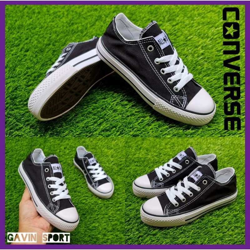 Sepatu Sekolah Anak Cowok Cewek Unisex Usia 2.5 - 10 TAHUN / Sepatu Converse Kids Size 25 - 37 / Sepatu Anak Sekolah Paud TK SD Balita