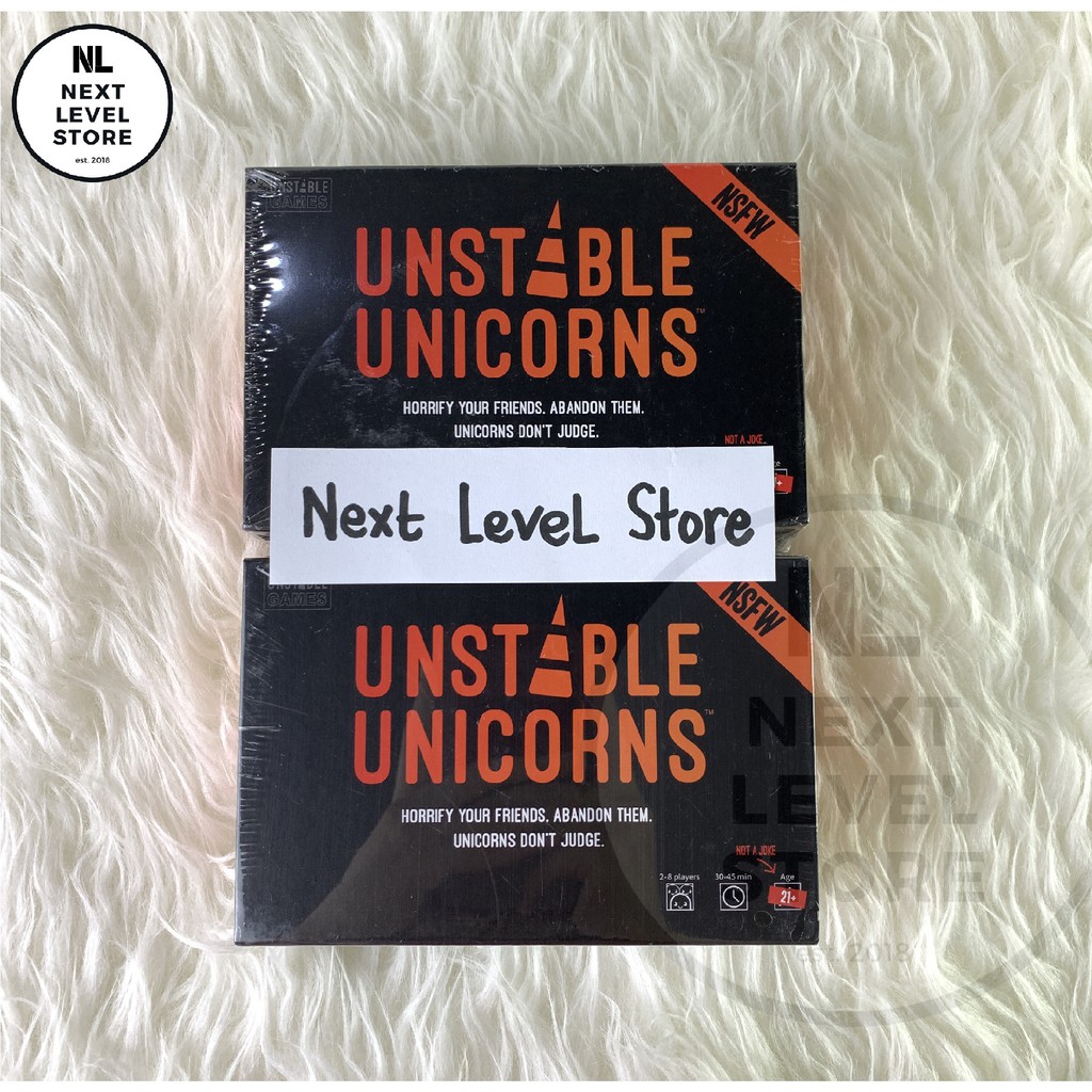 Unstable Unicorns NSFW Card Game Basic Deck Board Games READY