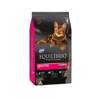 Equilibrio Adult Hairball - 7.5kg - Makanan Kucing