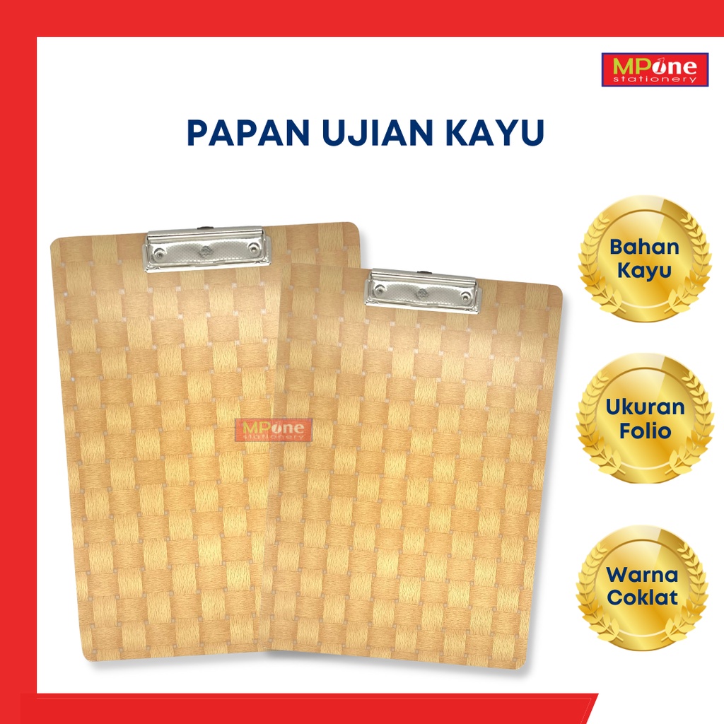 

Papan Ujian Kayu / Papan Clipboard / Papan Jalan Folio / Papan Alas Ujian
