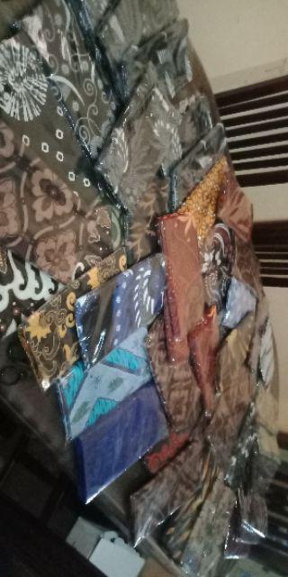 Cemen Batik Hrb026 Kenongo Kemeja Tosca Pendek Pekalongan Padi M L Xl Sogan Tulis Halus Kemeja Batik