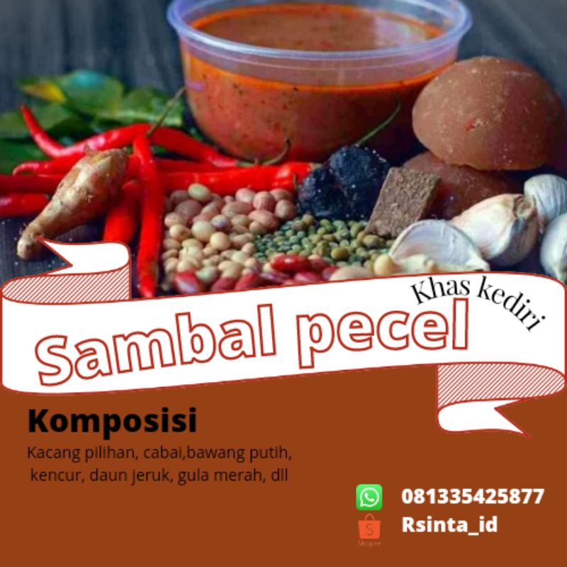 

sambal pecel 1 kg