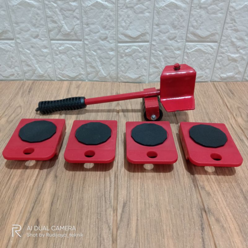 mover tools / alat roda pindah barang cukit roda set