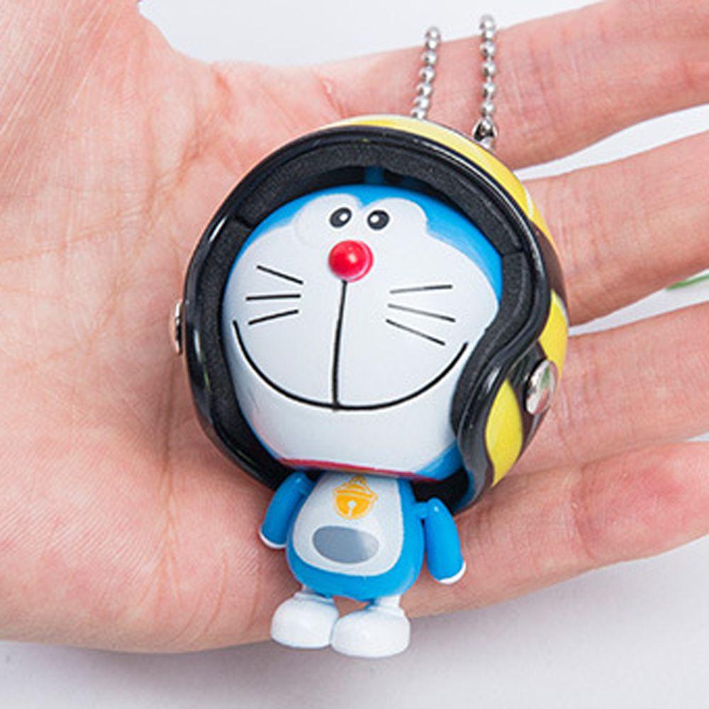 Agustina Doraemo Gantungan Kunci Perhiasan Fashion Untuk Anak-Anak Liontin Kartun Indah Helm Mainan