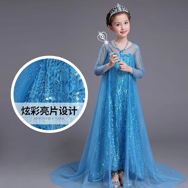 [Brandedbaby] GAUN KOSTUM PRINCESS PREMIUM FULL SEQUIN IMPORT / DRESS PRINCESS SEQUIN