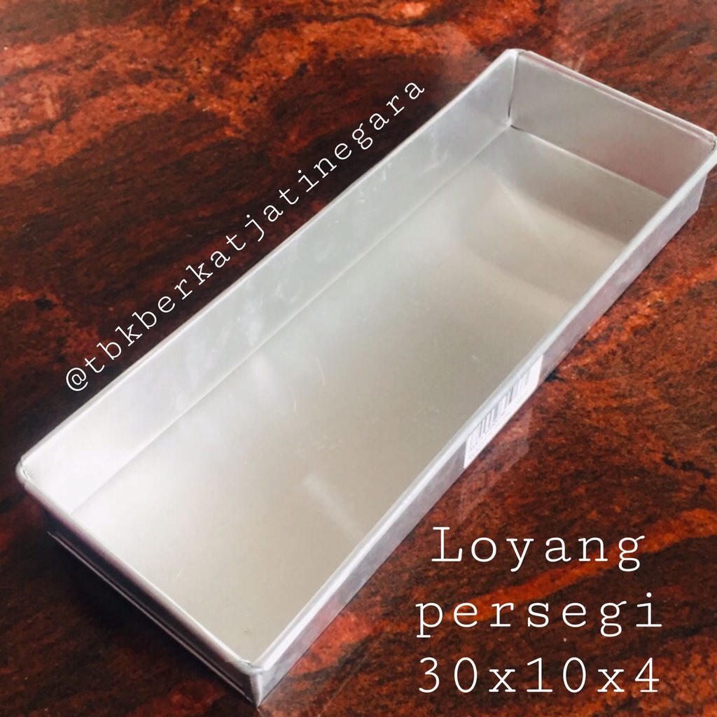 Loyang Persegi Tinggi 4 CM