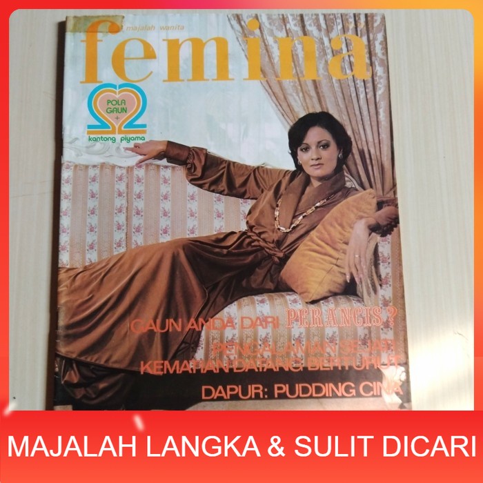 Majalah FEMINA No.55 Mar 1975 RONNIE Langka