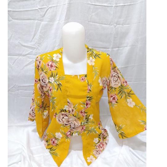 ↓cy Ready✾↓ kebaya sifon motif bunga kebaya sifon kebaya sifon jumbo pakaian adat bali murah 41 ↓