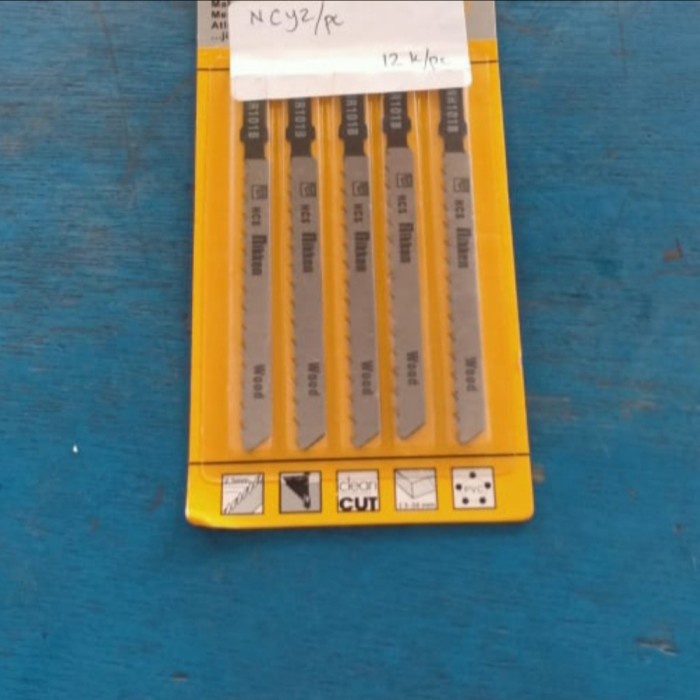Mata potong Jigsaw Blade Nikken Resibon NR101B NR 101 B untuk kayu 12
