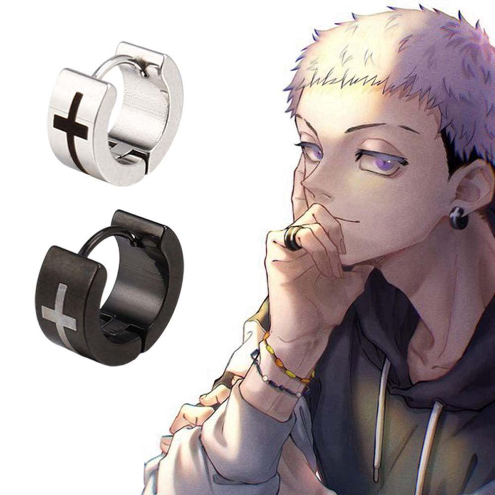 Anting Cosplay Desain Karakter Kartun Tokyo Revengers Hanafuda Takashi Mitsuya Untuk Unisex