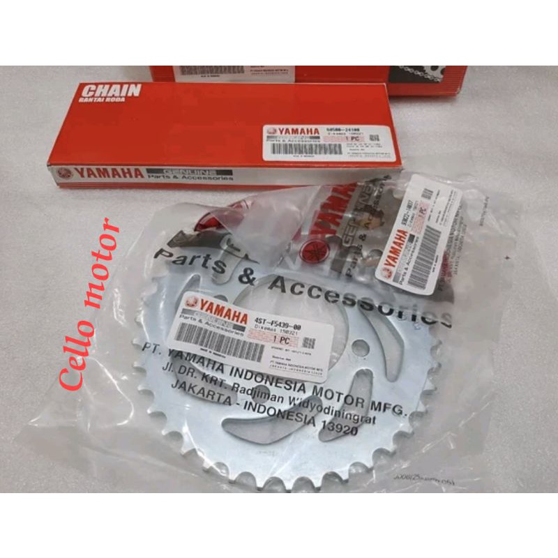 Gear gir set f1zr,f1Z,force 1 2T original