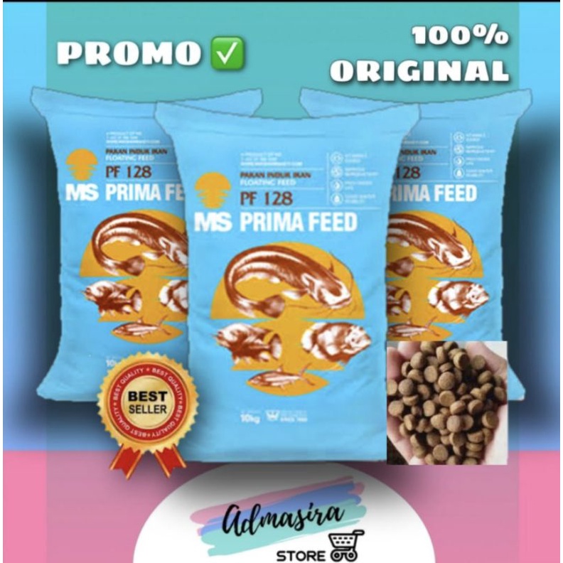 PF 128 repack 1kg pakan indukan ikan lele nila gurami patin