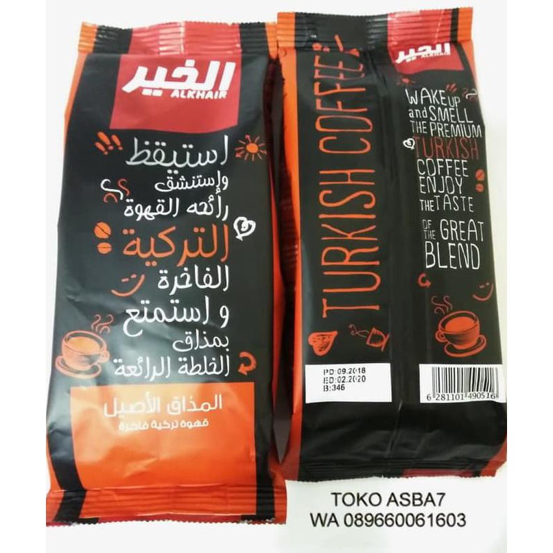 

Alkhair Turkish Coffee/Kopi Turki 200gr