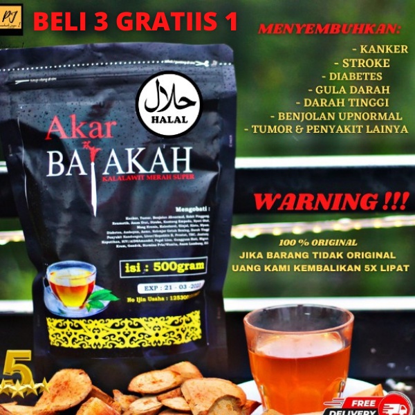 Teh Celup Kayu Akar bajakah asli kalimantan obat 100% Original