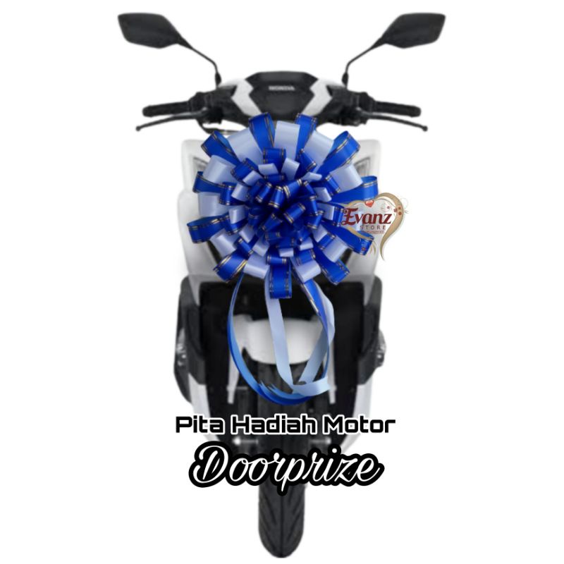 

Pita Hadiah Motor Bulat/ Pita Jepang/ Pita Hadiah Besar/ Pita Kado/ Pita Simbolis/ Grand opening/Pita Hadiah Doorprize