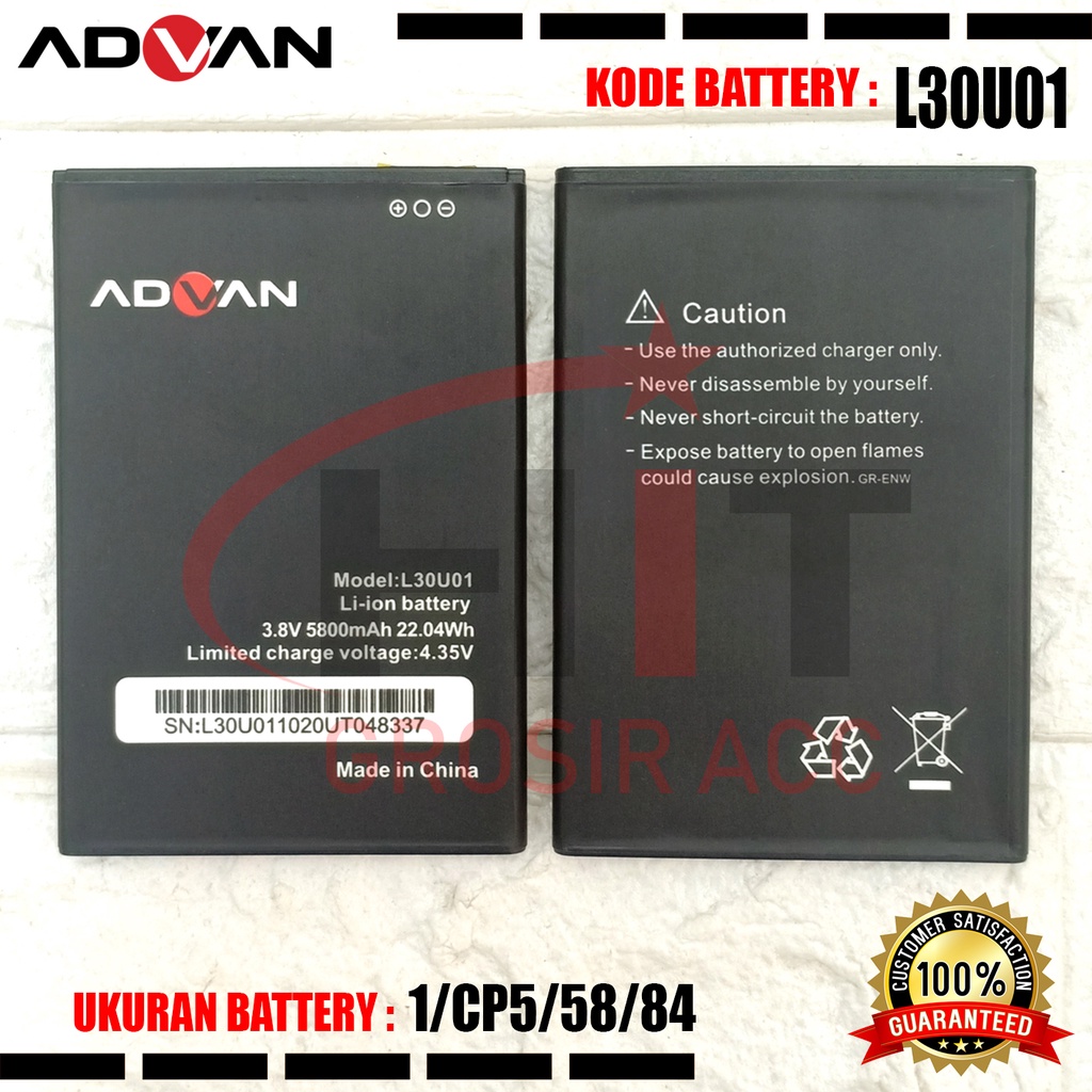 Baterai Battery Original Advan Nasa Plus 5505 - L30U01