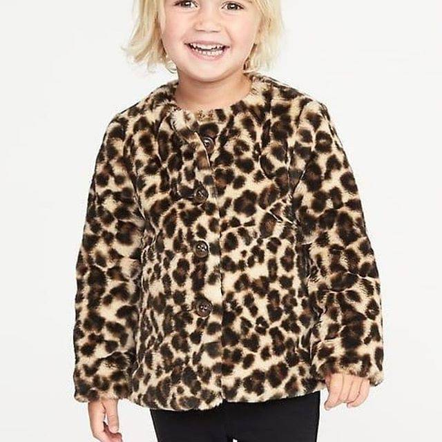 gap leopard coat