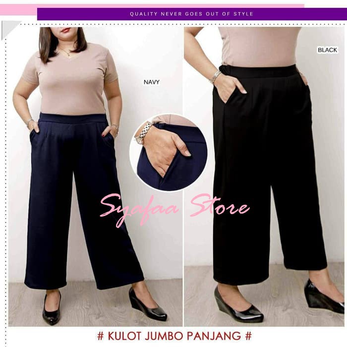 KULOT CREPE XXL JUMBO BB 85 KG / CELANA WANITA JUMBO