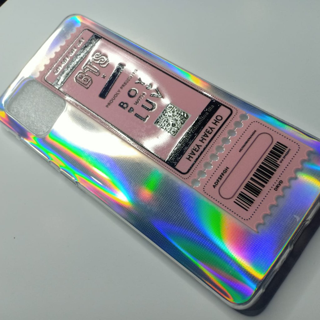 Casing Sticker Hologram BTS Boy With Luv Samsung A71/A51 Printing Softcase WEIKA COD