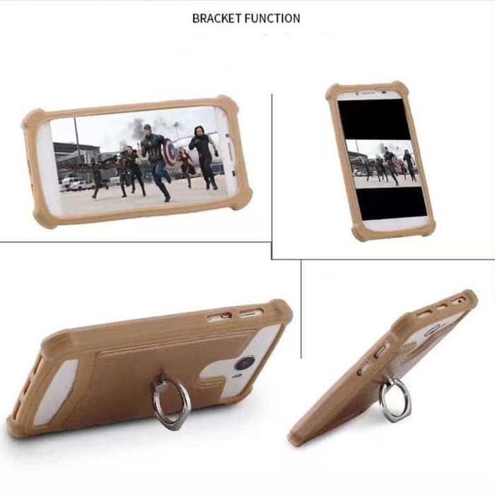 Case Meizu C9 Softcase Kompatible Leather Plus Ring