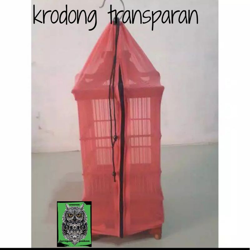 krodong transparan kandang kecil