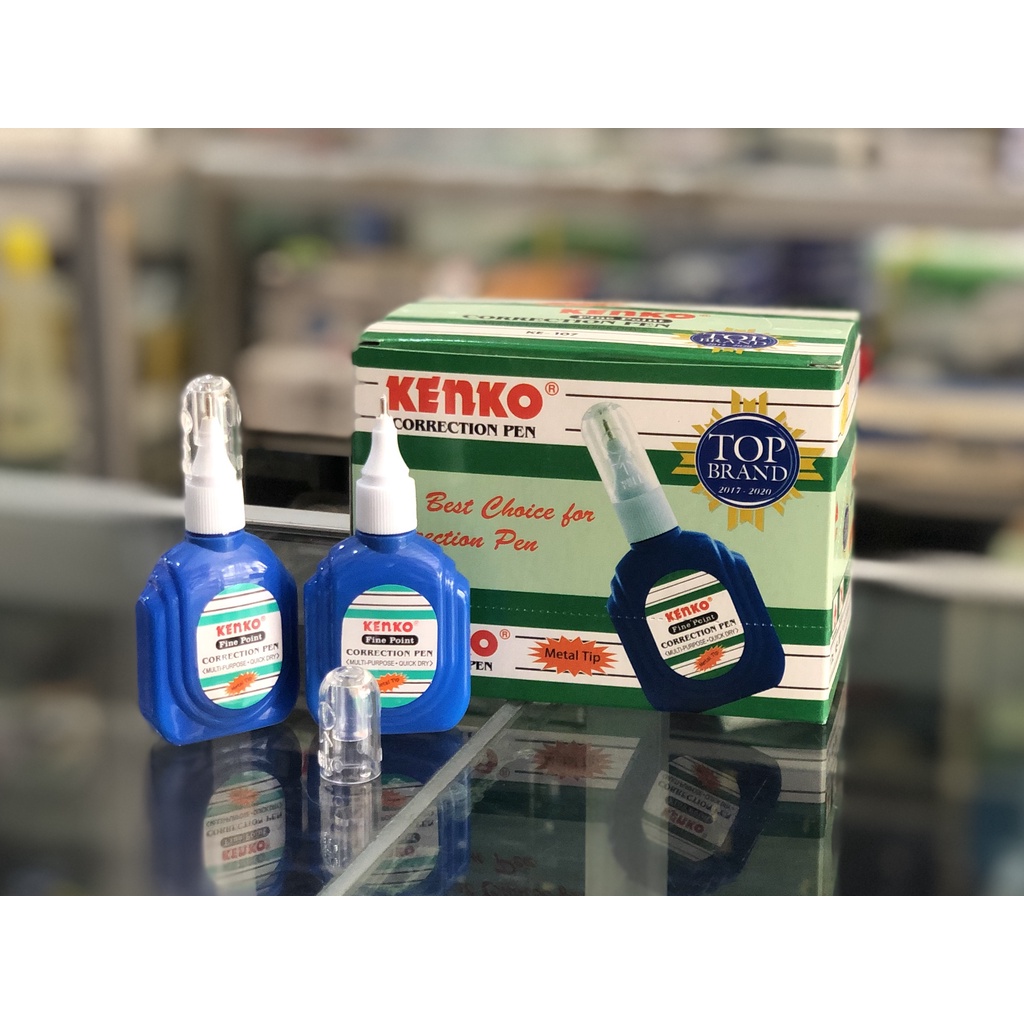 

TIPEX CAIR / CORRECTION TAPE KENKO KE-107 BIRU UJUNG BESI MURAH