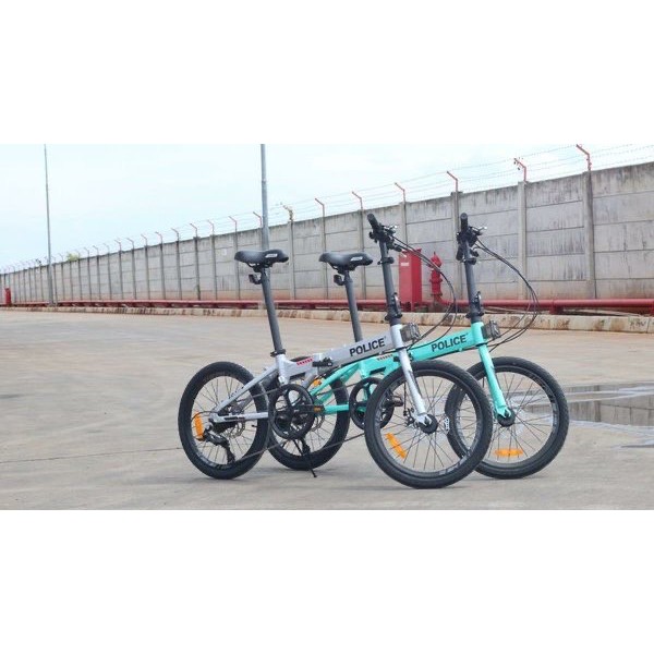 ELEMENT POLICE TEXAS 20 inch 2021 ALLOY Sepeda Lipat Seli Folding Bike