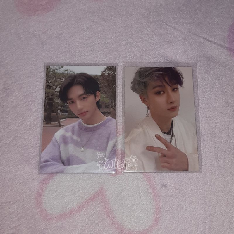 stray kids pc photocard go live hyunjin double side ds bangchan concept b