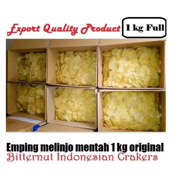 

Emping Melinjo Keripik Emping Blinjo Kerupuk Mlinjo Mentah Original 1kg