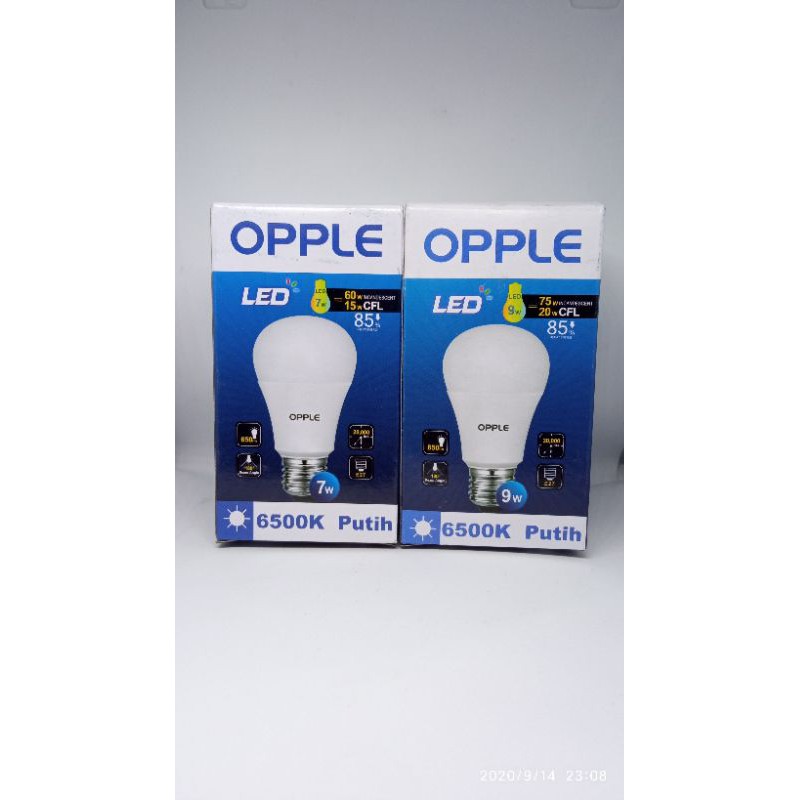 lampu led 9 watt & 7 watt