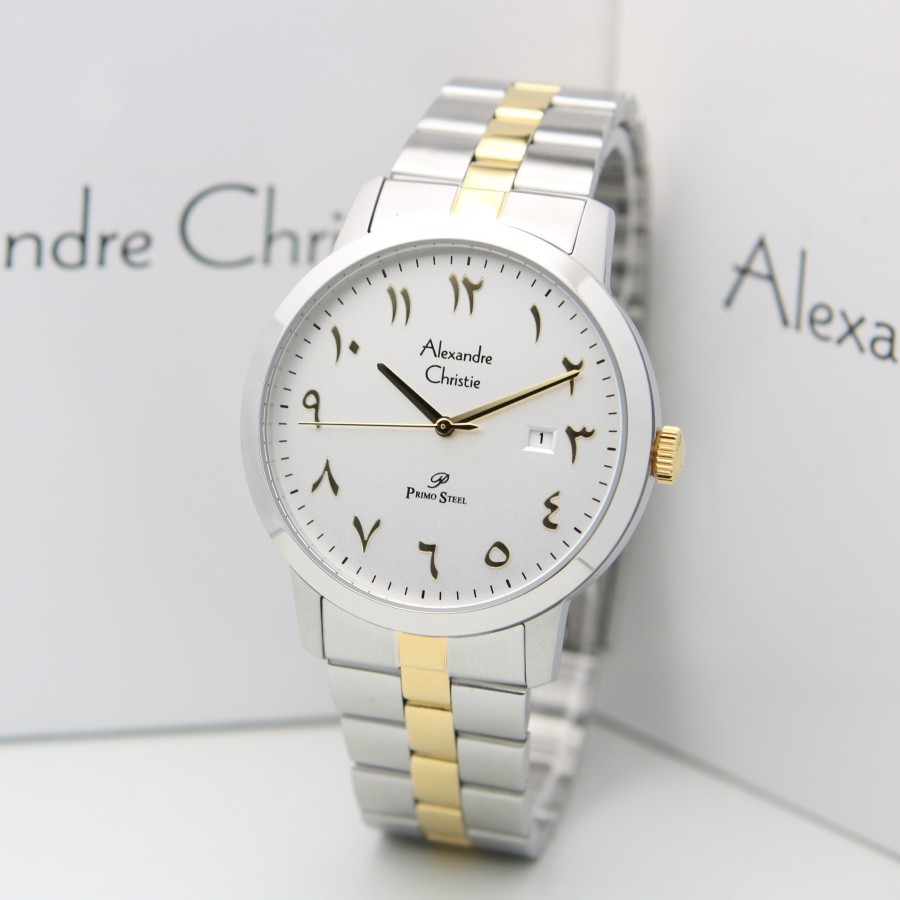 ORIGINAL Jam Tangan Pria Alexandre Christie Stainless AC 1024 / AC1024 / 1024 Garansi Resmi 1 Tahun.